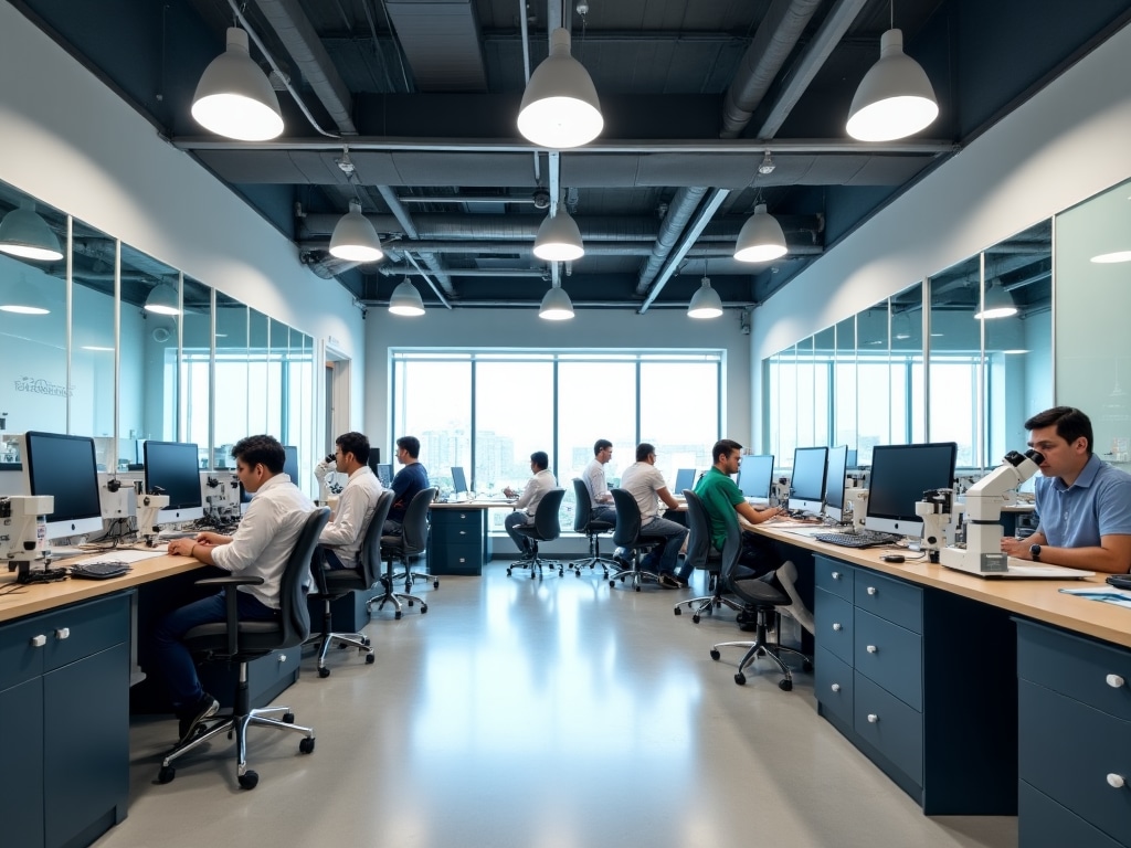 Cohiry repair facility with specialized workstations